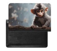 Reisepasshülle für Damen und Herren, RFID-blockierend, niedlicher Affe, Reisezubehör, Niedlicher Affe, Einheitsgröße