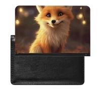 Reisepasshülle für Damen und Herren, RFID-blockierend, niedlicher Fuchs, Reisezubehör, Niedlicher Fuchs, Einheitsgröße