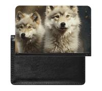 Reisepasshülle für Damen und Herren, RFID-blockierend, niedlicher Wolf, Reisezubehör, Niedlicher Wolf, Einheitsgröße