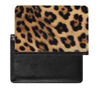 Reisepasshülle für Damen und Herren, RFID-blockierend, raues Leopardenmuster, Reisezubehör, Rauer Leopardenmuster, Einheitsgröße