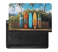 Reisepasshülle für Damen und Herren, RFID-blockierend, Surfbrett-Reisepasshülle, Reisezubehör, Surf's Up Surfboard, Einheitsgröße