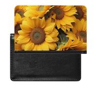 Reisepasshülle für Damen und Herren, RFID-blockierend, viele Sonnenblumen, Reisezubehör, Viele Sonnenblumen, Einheitsgröße