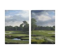 Reisepasshülle für Golfplatz, ultradünn, PU-Leder, Reisedokumenten-Organizer, kompakt, Premium, internationaler US-Pass, Schutzhülle für Damen und Herren