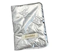 Reisepasshülle für Reisen - Reisepasshülle aus Leder | Reisepasshülle aus PU-Leder mit Schleife | Reisepasshülle | Reise-Organizer-Halter für und Mädchen, silber, Refer to description, Uni