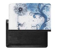 Reisepasshülle für Reisen, Reisepasshülle für Damen und Herren, RFID-blockierend, ein Feld von Wildblumen, Reisepasshülle, Reisezubehör, Blaue Tinte, Einheitsgröße