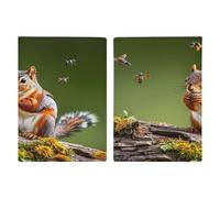 Reisepasshülle für Vögel, Eichhörnchen, Insekten, ultradünn, PU-Leder, Reisedokumenten-Organizer, kompakt, Premium-internationaler US-Pass, Schutzhülle für Damen und Herren