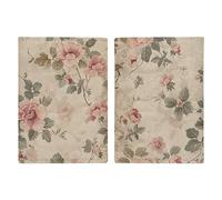 Reisepasshülle, Leder, Reisepasshülle, Kokosnuss, Strand, Sonnenuntergang, Hängematte, bedrucktes Reisepassbuch für Dokumente, Reisegeschenke, Retro-Blumenmuster, 20.3x13.8cm