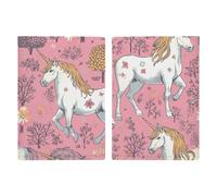 Reisepasshülle, Leder, Reisepasshülle, Kokosnuss, Strand, Sonnenuntergang, Hängematte, bedrucktes Reisepassbuch für Dokumente, Reisegeschenke, Einhörner, 20.3x13.8cm