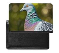 Reisepasshülle, Leder, Reisepassschutz, Maritimes Segelboot, Kompass, Reisedokumenten-Halter, Reiseutensilien, für Damen und Herren, Graue Taube, Einheitsgröße