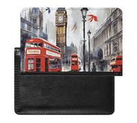 Reisepasshülle, Leder, Reisepassschutz mit Tiger und Pfoten, Reisedokumenten-Halter, Reiseutensilien für Damen und Herren, london, Einheitsgröße