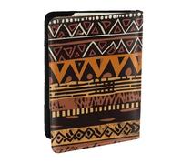 Reisepasshülle mit afrikanischem Schlammtuch, Tribal-Motiv, RFID-Reisepasshülle, Brieftasche, PU-Leder, Reisepasshülle, niedlicher Reisepassschutz für Damen und Herren