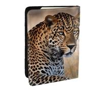 Reisepasshülle mit afrikanischem Tier-Leopardenmuster für Reisen, RFID-Reisepasshülle, Brieftasche, PU-Leder, niedlicher Reisepassschutz für Damen und Herren