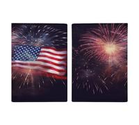 Reisepasshülle mit amerikanischer Flagge, ultradünn, PU-Leder, Reisedokumenten-Organizer, kompakt, Premium, internationaler US-Pass, Schutzhülle für Damen und Herren