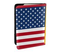 Reisepasshülle mit amerikanischer Spanien-Flagge, RFID-Reisepasshülle, Brieftasche, PU-Leder, niedlicher Reisepassschutz für Damen und Herren