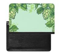 Reisepasshülle mit Blumenmuster, aus PU-Leder, für Kreditkarten, Reisepass, Organizer, Tasche für Damen und Herren, Weiß, Einheitsgröße, modern, weiß, Einheitsgröße, Modern