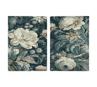 Reisepasshülle mit Blumenmuster, ultradünn, PU-Leder, Reisedokumenten-Organizer, kompakt, Premium, internationaler US-Pass, Schutzhülle für Damen und Herren