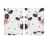 Reisepasshülle mit Cartoon-Kuh-Aufdruck, schlanke Reisepasshülle für Reisen, kompakte Reisepasshülle, leichte Brieftasche für Reisen, Stil, 20,3 x 13,8 cm, Stil:, 20.3x13.8cm