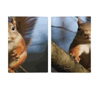 Reisepasshülle mit Eichhörnchen-Motiv, ultradünn, PU-Leder, Reisedokumenten-Organizer, kompakt, Premium-internationaler US-Pass, Schutzhülle für Damen und Herren