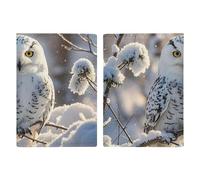 Reisepasshülle mit Eulen-Motiv, mit Kreditkartenfächern und Bordkarten-Schlitz, für Reisepässe, Kreditkarten, Bordkarten