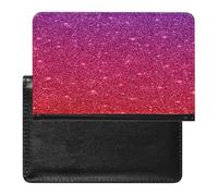 Reisepasshülle mit Farbverlauf, Pailletten, glitzernd, Leder, Reise-Brieftaschen, ultradünn, Reisepasshülle, Hülle für Reisen, Must-Haves, Zubehör, Reisepasshalter