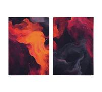 Reisepasshülle mit flüssigem Aquarell-Motiv, PU-Leder, wasserdicht, Reisebrieftasche mit Kreditkartenfächern für Damen und Herren, Stil, 20,3 x 13,8 cm, Stil:, 20.3x13.8cm