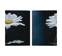 Reisepasshülle mit Gänseblümchen-Motiv, ultradünn, PU-Leder, Reisedokumenten-Organizer, kompakt, Premium, internationaler US-Pass, Schutzhülle für Damen und Herren