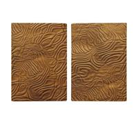 Reisepasshülle mit goldenem Muster, PU-Leder, Reisepasshülle, Reisepasshülle, Brieftasche, Reisepasshülle, Uni, Reisepassschutz, Stil, 20,3 x 13,8 cm, Stil:, 20.3x13.8cm