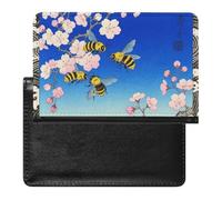 Reisepasshülle mit Hummel-Aufdruck, Premium-PU-Leder, Reisepass-Schutzhülle, Unisex, Reiseutensilien, Dokumenten-Organizer für Urlaub, Geschäftsreisen