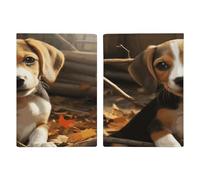 Reisepasshülle mit niedlichem Beagle, ultradünn, PU-Leder, Reisedokumenten-Organizer, kompakt, Premium, internationaler US-Pass, Schutzhülle für Damen und Herren