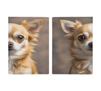 Reisepasshülle mit niedlichem Chihuahua-Motiv, ultradünn, PU-Leder, Reisedokumenten-Organizer, kompakt, Premium, internationaler US-Pass, Schutzhülle für Damen und Herren