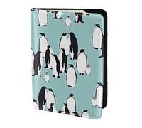Reisepasshülle mit niedlichem Pinguin-Druck, Reiseutensilien, Karten- und Reisepass-Anti-Diebstahl-Brieftasche, Größe passend für alle gängigen Reisepässe