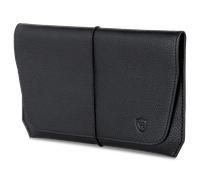 Reisepasshülle mit RFID-Schutz und 4 Kartenfächer - Schwarz