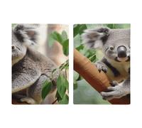 Reisepasshülle mit süßem Koala-Motiv, ultradünn, PU-Leder, Reisedokumenten-Organizer, kompakt, Premium, internationaler US-Pass, Schutzhülle für Damen und Herren