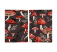 Reisepasshülle, Motiv: rote Pilze, Reisepasshülle, PU, Reisepasshülle, Brieftasche, Reisepasshülle, Uni, Stil, 20,3 x 13,8 cm, Stil:, 20.3x13.8cm