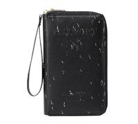 Reisepasshülle - Reisebrieftasche aus PU-Leder mit mehreren Kartenfächern und Ticketaufbewahrung, wasserdicht, tragbar, Dokumenten-Organizer für Männer, Frauen, Geldbörse, Urlaub, Flug, Flughafen