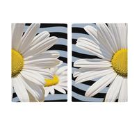 Reisepasshülle, Reisebrieftasche, Reisepasshülle, Gänseblümchen, bedruckt, Leder, Reisepasshülle für Reisen, Dokumente, Reisegeschenke, Gänseblümchen, 20.3x13.8cm