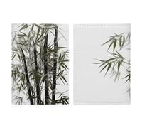 Reisepasshülle Reisepassbuch Leder Reisepasshülle Kartenhalter Tiere Niedlicher Elefant Reisebrieftasche für Geschäftsreise, Reisegeschenke, Asiatisch, 20.3x13.8cm