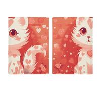 Reisepasshülle Reisepassbuch Leder Reisepasshülle Kartenhalter Totenkopf Rot Reisebrieftasche für Geschäftsreise, Reisegeschenke, Pfirsichkätzchen, 20.3x13.8cm