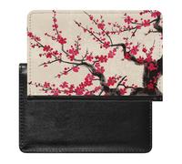 Reisepasshülle, Reisezubehör, Ananas, wasserdicht, Reisepasshülle mit Kartenfächern für Damen und Herren, Japanische Kirschblüte, Einheitsgröße