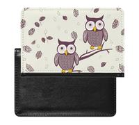 Reisepasshülle Reisezubehör Eule Baum Zweige Wasserdicht Reisepass Reisebrieftasche mit Kartenfächern für Damen Herren, Zweige mit Eulenmotiv, Einheitsgröße