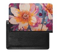 Reisepasshülle, Reisezubehör, Schmetterlinge, Narzissen, Blumen, wasserdicht, Reisepasshülle mit Kartenfächern für Damen und Herren, Helle Blumen, Einheitsgröße