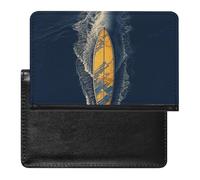 Reisepasshülle Reisezubehör Walking Elefanten, Mutter, wasserdichte Reisepasshülle mit Kartenfächern für Damen und Herren, Surfbrett, Einheitsgröße