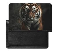 Reisepasshülle Reisezubehör Wildtiere Tiger Wasserdicht Reisepass Reisebrieftasche mit Kartenfächern für Damen Herren, Wild Animals Tiger, Einheitsgröße