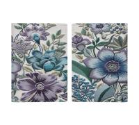 Reisepasshülle, ultradünn, PU-Leder, Reisedokumenten-Organizer, kompakt, Premium, internationaler US-Pass, Schutzhülle für Damen und Herren, Blau / Lila