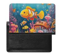 Reisepasshülle und Impfstoff | Korallenriff mit buntem Fisch | Reisepasshülle | Reisepasshülle | Reisepasshülle | Reisepasshülle | internationale Reisebrieftasche | Korallenriff mit Riff, Korallenriff