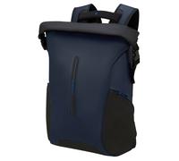Reiserucksack SAMSONITE "ECODIVER L", Gr. B/H/T: 38cm x 49cm x 15cm, blau (blau nights), Nylon, Polyester, unifarben, Basic, Rucksäcke Reiserucksack, Freizeitrucksack Laptoprucksack Trolleyaufstecksys