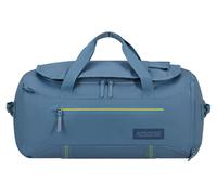 Reisetasche AMERICAN TOURISTER "TRAILGO Duffle M 55", Damen, Gr. B/H/T: 35cm x 55cm x 25cm, blau (coronet blau), Polyester, Taschen Reisetasche, Handgepäcktasche Weekender Travelbag Rucksack (60529928