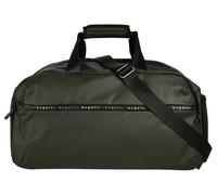 Reisetasche BUGATTI "BLANC", Herren, Gr. B/H/T: 55cm x 25cm x 18cm onesize, grün (oliv), Kunstfaser, unifarben, Taschen Reisetasche (98323004-0)
