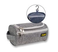 Reisetasche Faltbarer Kulturbeutel aufhängbar mit Kunststoff SchnallenGrau / 1