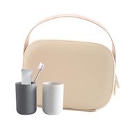 Reisetasche für Toilettenartikel,Kosmetik-Reisetaschen für Frauen,Multifunktionale Reise Kosmetiktasche Kulturtasche Reisetasche | Reise-Artikel Tasche Make-up Reisetasche mit Griff für Make-up-Pinsel